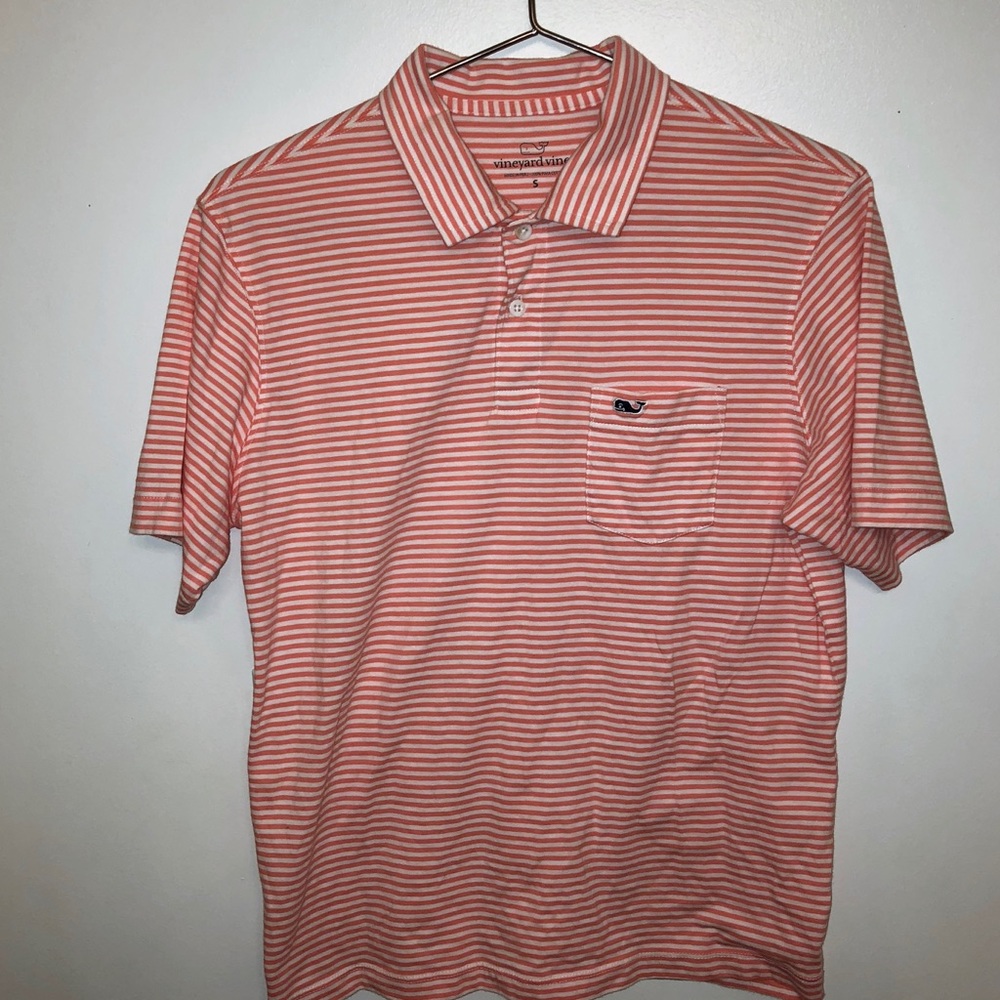 VineyardVines Men’s “Feeder Stripe Edgartown Polo”